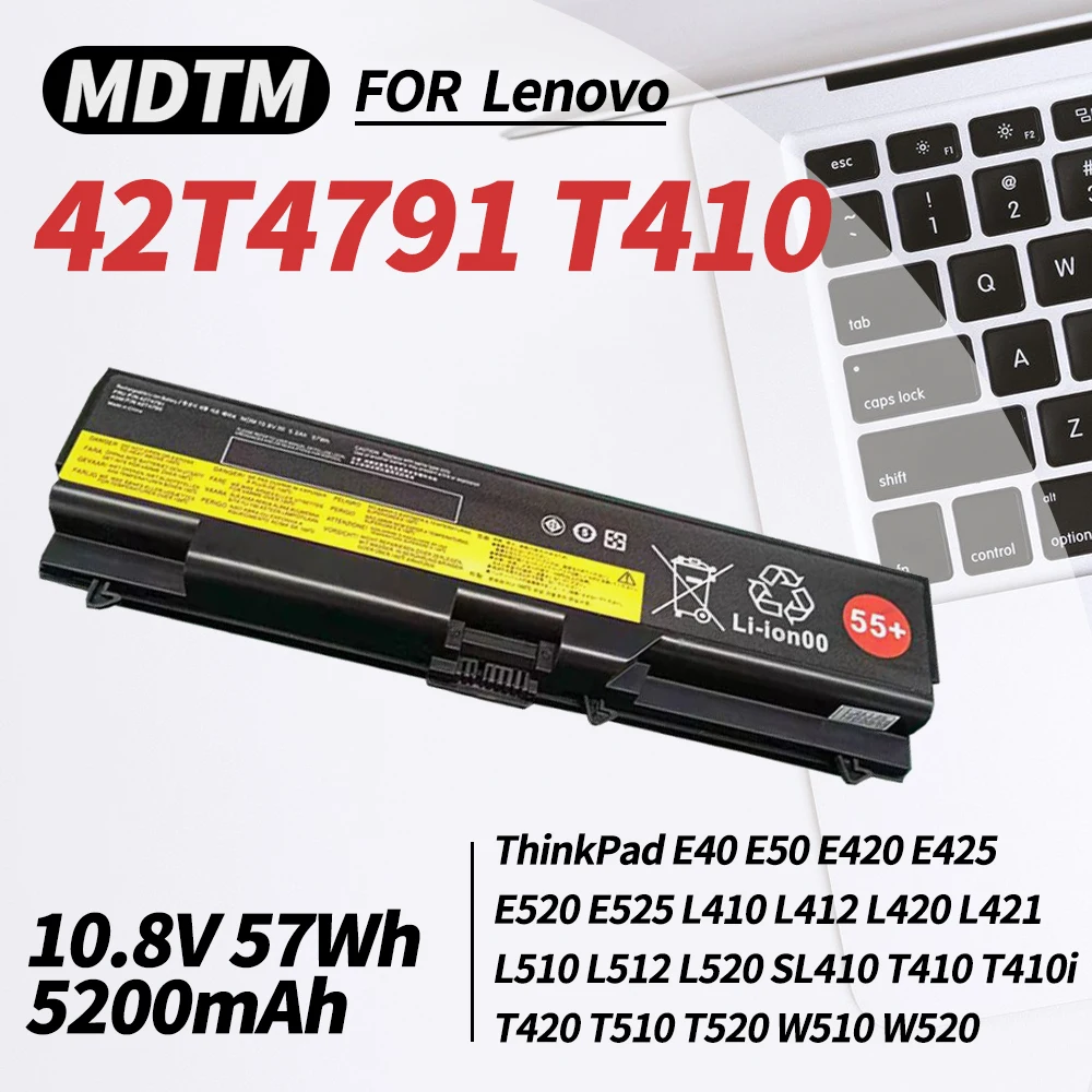 55 + T410 SL410 0A36303 Аккумулятор для ноутбука Lenovo ThinkPad T510 T520 W510 W520 L412 L420 L512 SL510; P/N 42T4799 42T4751 42T4235
55 + T410 SL410 0A36303 Аккумулятор для ноутбука Lenovo ThinkPad T510 T520 W510 W520 L412 L420 L512 SL510; P/N 42T4799 42T4751 42T4235