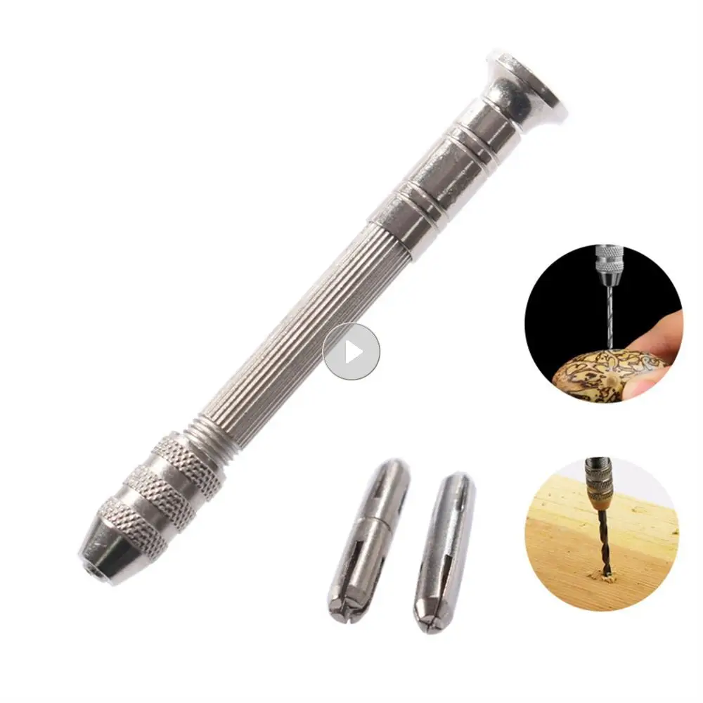 

Мини-дрель для отверстий 0,5-3,2 мм ручной инструмент ручная дрель для отверстий четыре головки инструмент для сверления отверстий из цинкового сплава