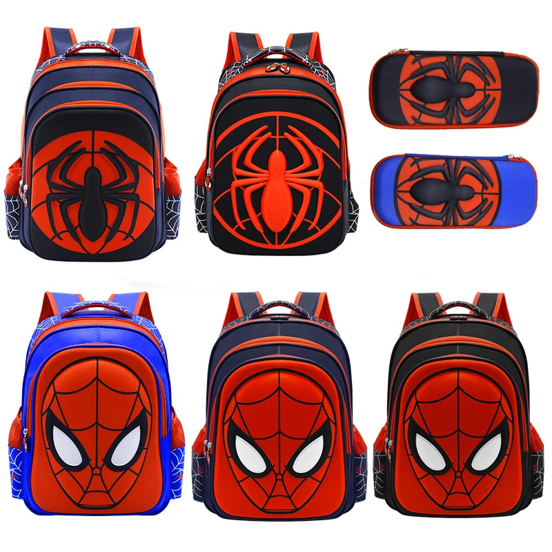 Disney Spiderman School Bag Pencil Case Captain America Children's Anime Figure Student Backpack Boys Travel Bag Birthday Gift
Disney Spiderman School Bag Pencil Case Captain America Children's Anime Figure Student Backpack Boys Travel Bag Birthday Gift
