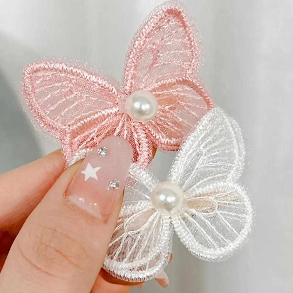 

Princess Butterfly Braided Hair Chain Headwear Hairpin Pearl Braid Hairband Hair Accessories Headband Children's Tassel Hair Tie