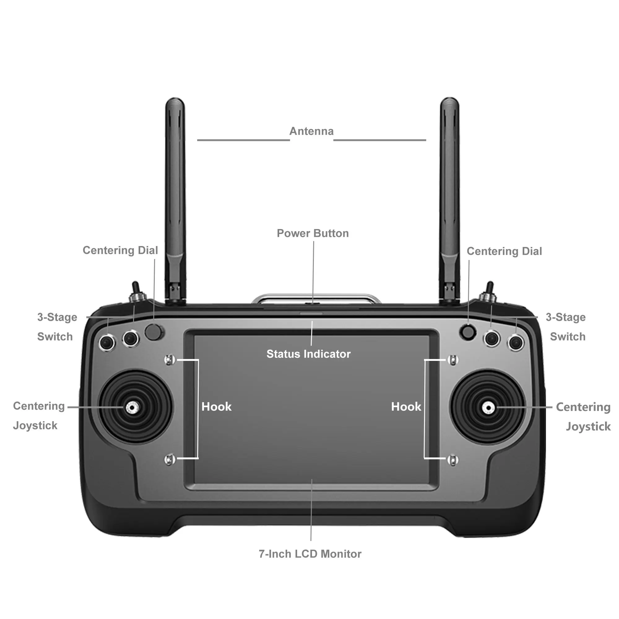 SIYI MK32 Enterprise Handheld Ground Station Smart Controller with 7 Inch HD High Brightness LCD Touchscreen
SIYI MK32 Enterprise Handheld Ground Station Smart Controller with 7 Inch HD High Brightness LCD Touchscreen