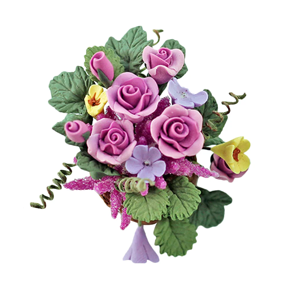 Miniature Flower Basket House Decor Fake Flowers DIY Model Plants Home Supplies Artificial Supply
Miniature Flower Basket House Decor Fake Flowers DIY Model Plants Home Supplies Artificial Supply