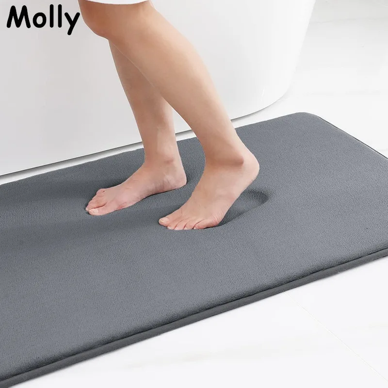 Non-Slip Home Bath Mats Soft Super Absorbent Bathroom Carpets Soft Memory Foam Floor Rug Coral Fleece Toilet Shower Room Rugs
Non-Slip Home Bath Mats Soft Super Absorbent Bathroom Carpets Soft Memory Foam Floor Rug Coral Fleece Toilet Shower Room Rugs