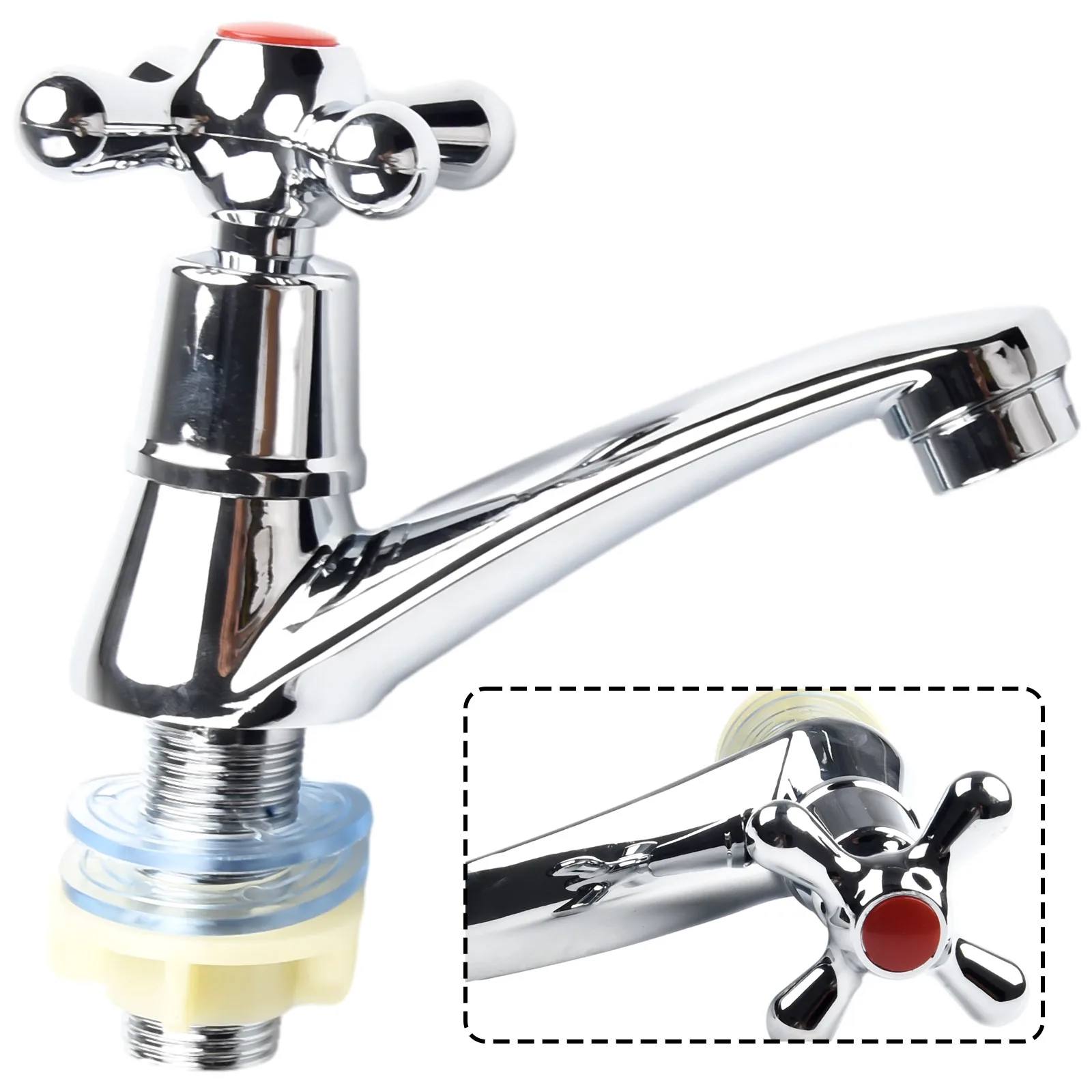 Zinc Alloy Basin Faucets Single Cold Water Tap Sink Faucet Bathroom Kitchen Accessories Bathroom Faucet For Household
Zinc Alloy Basin Faucets Single Cold Water Tap Sink Faucet Bathroom Kitchen Accessories Bathroom Faucet For Household