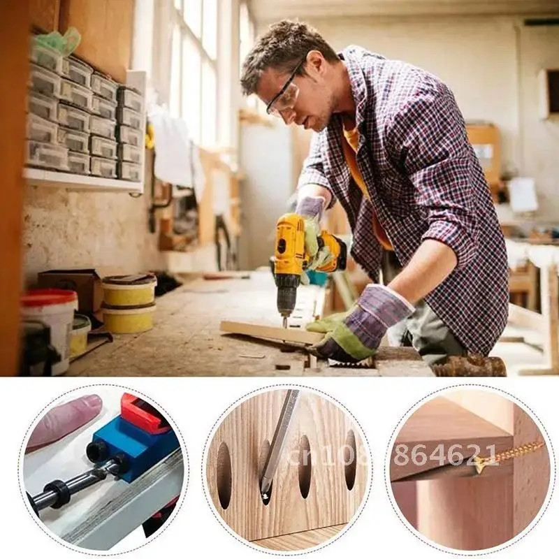 15 Degree Pocket Hole Screw Jig Woodworking Tools Dowel Drill Bit Set Woodwork Guides Joint Drill Locator Oblique Hole Locator
15 Degree Pocket Hole Screw Jig Woodworking Tools Dowel Drill Bit Set Woodwork Guides Joint Drill Locator Oblique Hole Locator