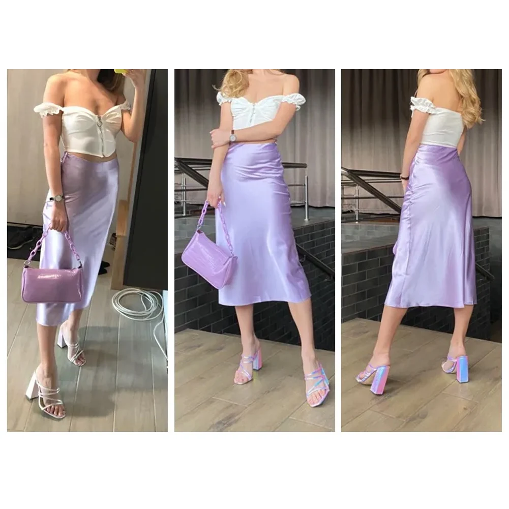 Ice Silk Skirt Skirt Spring Streetwear Casual Fashion Female For Women High Waist Hip Package Hip Skirt Fashion
Ice Silk Skirt Skirt Spring Streetwear Casual Fashion Female For Women High Waist Hip Package Hip Skirt Fashion