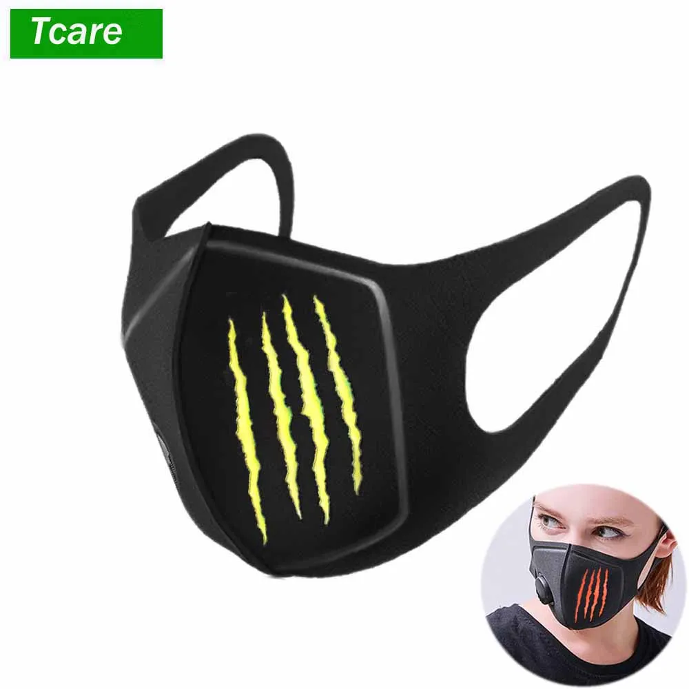 

Tcare 1Pcs Breathable Dust Face Mask Anti Pollution Masks Fabric Protective PM 2.5 Dust Mouth Cover Washable Reusable Mouth Mask