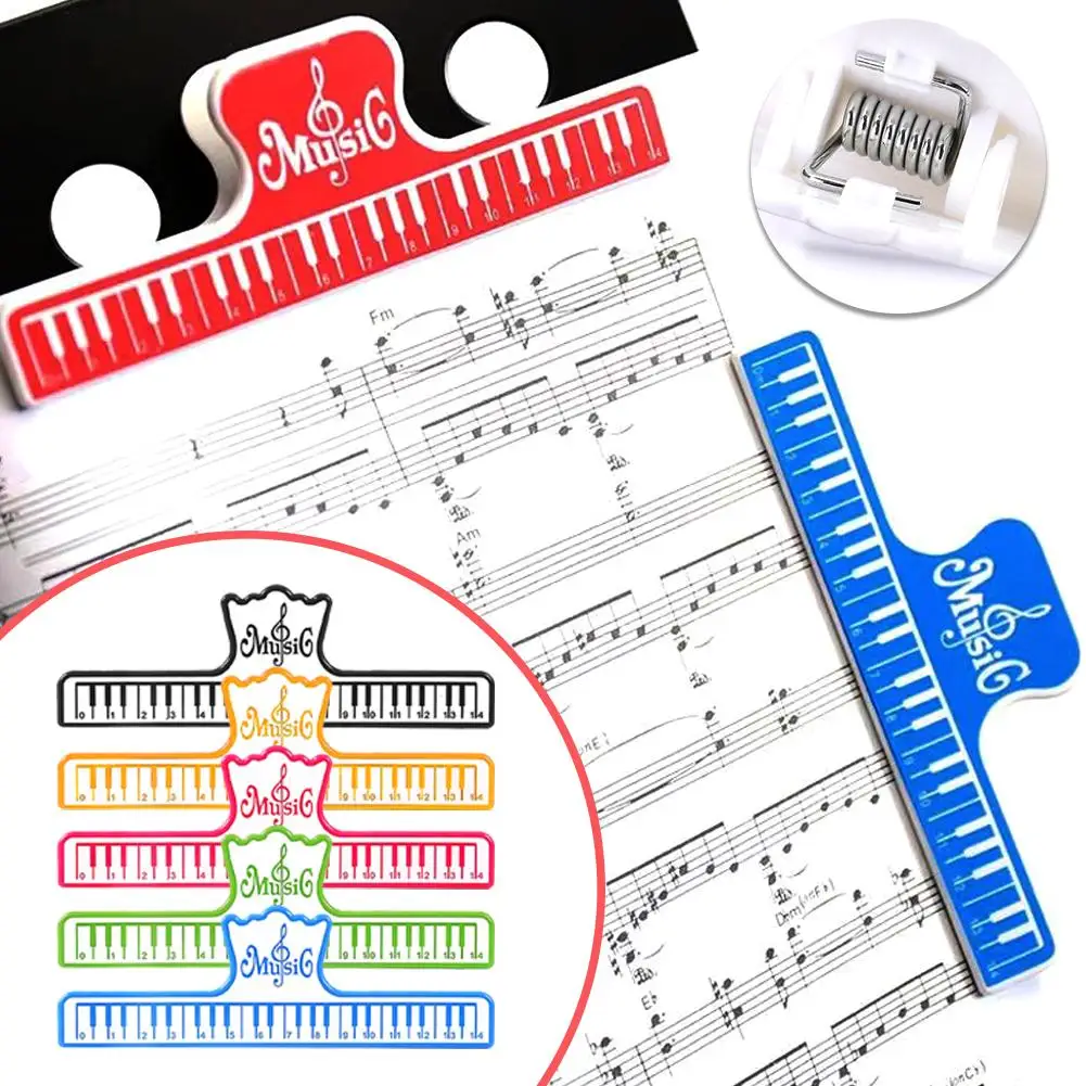 1pcs Universal Piano Sheet Music Clip Music Score Fixed Holder For Guitar Violin Piano Music Instruments Accessories X6O2
1pcs Universal Piano Sheet Music Clip Music Score Fixed Holder For Guitar Violin Piano Music Instruments Accessories X6O2