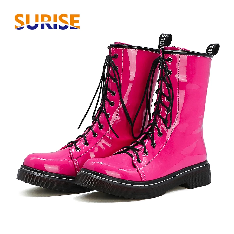 Winter Women Plush Ankle Boots Thick Square Heels Red Black Casual Dress Office Ladies Lace-up Motorcycle British Platform Boots
Winter Women Plush Ankle Boots Thick Square Heels Red Black Casual Dress Office Ladies Lace-up Motorcycle British Platform Boots