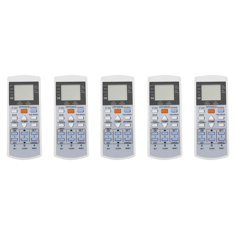 5X Conditioner Air Conditioning Remote Control For Panasonic Controller A75C3407 A75C3623 A75C3625 KTSX003 A75C3297
5X Conditioner Air Conditioning Remote Control For Panasonic Controller A75C3407 A75C3623 A75C3625 KTSX003 A75C3297