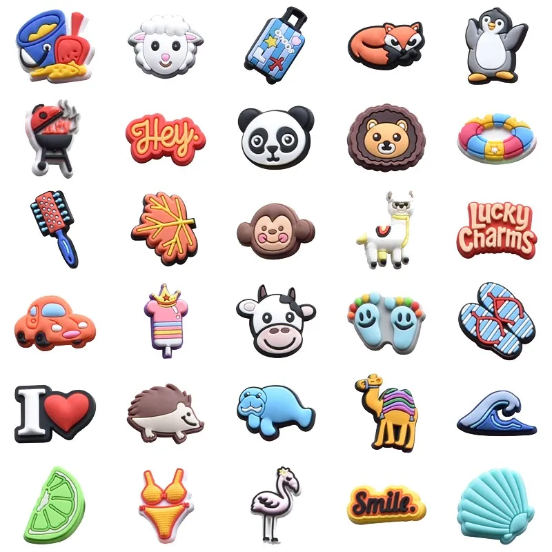 1pcs Pins for Crocs Charms Shoes Accessories 33 Styles Decoration Jeans Women Sandals Buckle Kids Favors Men Badge Boy Girl Gift
1pcs Pins for Crocs Charms Shoes Accessories 33 Styles Decoration Jeans Women Sandals Buckle Kids Favors Men Badge Boy Girl Gift