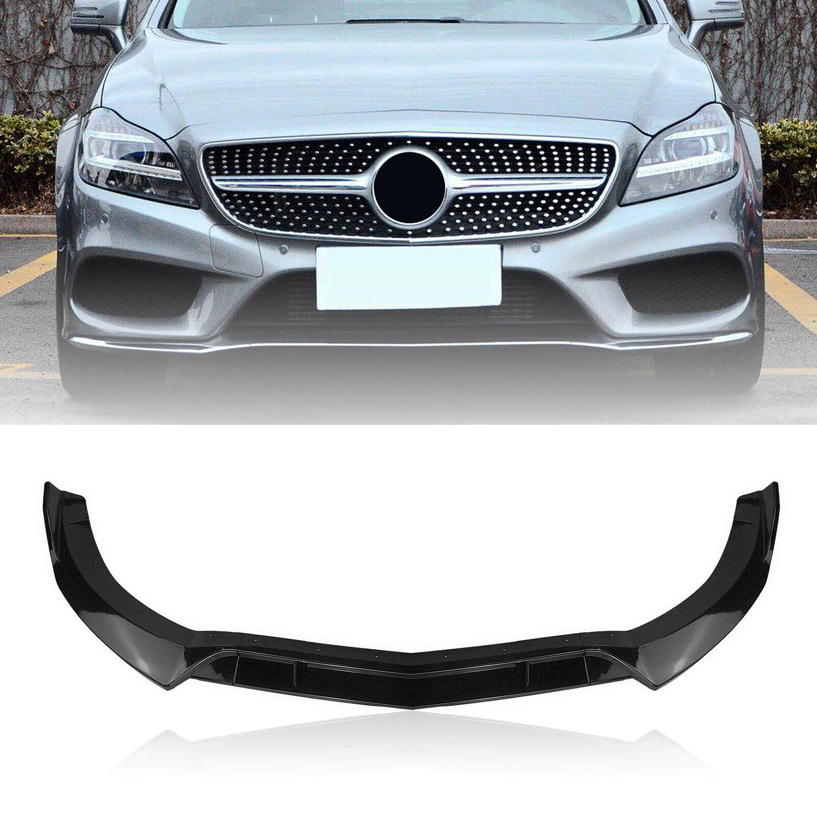 Front Bumper Spoiler Lip For Mercedes-Benz CLS W218 CLS550 2015-2018 CLS400 CLS500 Gloss Black Car Splitter Plate Blade Body Kit
Front Bumper Spoiler Lip For Mercedes-Benz CLS W218 CLS550 2015-2018 CLS400 CLS500 Gloss Black Car Splitter Plate Blade Body Kit