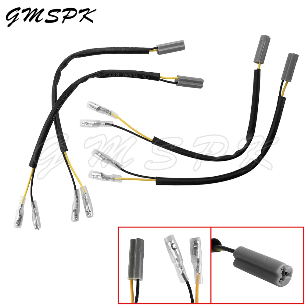 2/4X Motorcycle Turn Signal Blinker Light 2 Wire Adapter Plug Connector Fit for SUZUKI GSXR 1300/1000/750/600 SV650 GSF1200S
2/4X Motorcycle Turn Signal Blinker Light 2 Wire Adapter Plug Connector Fit for SUZUKI GSXR 1300/1000/750/600 SV650 GSF1200S