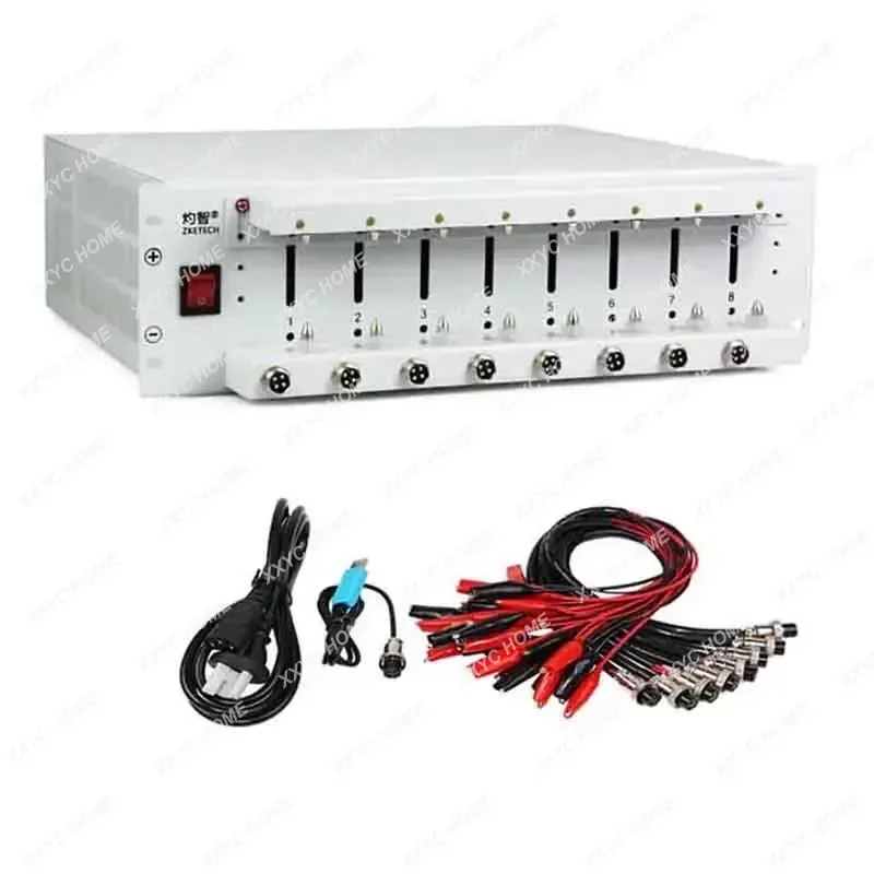 EBC-X 8 Channel Lithium Battery Capacity Tester, Charge and Discharge, 10A Cycle Aging Test, 18650
EBC-X 8 Channel Lithium Battery Capacity Tester, Charge and Discharge, 10A Cycle Aging Test, 18650
