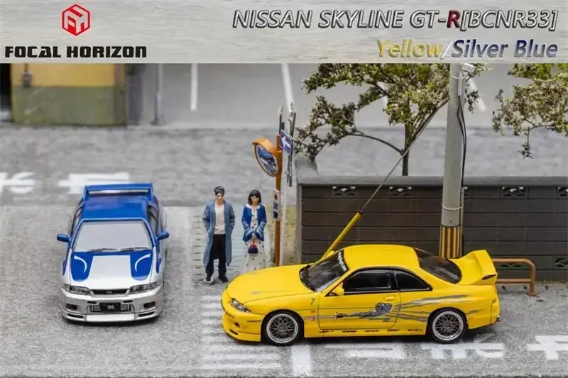 

Focal Horizon FH 1:64 Skyline R33 GT-R BCNR33 FNF limited999 Diecast Model Car