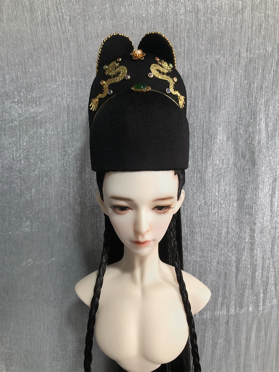 

1/4 1/3 Scale BJD Hanfu Hat Ancient Costume Samurai Hat Accessories For MSD SD13 Big Girl SSDF ID72 Uncle Doll A1385