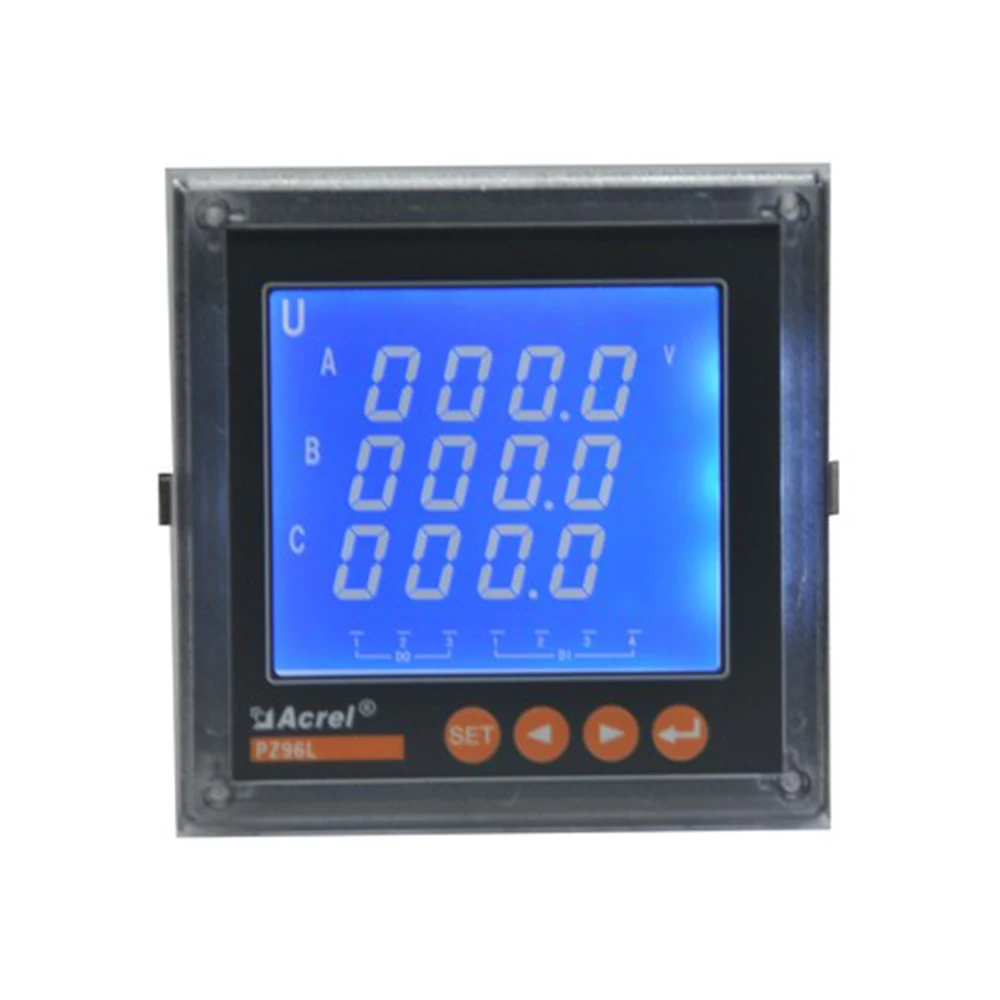 PZ96L-E4/C Three phase power meter panel mounted with RS485 communication for power monitoring system
PZ96L-E4/C Three phase power meter panel mounted with RS485 communication for power monitoring system
