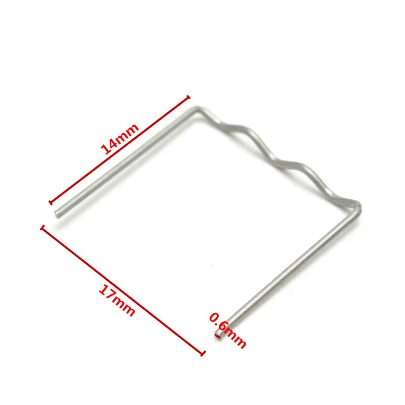 100pcs Flat Staples 0.6mm Wave Flat Hot Staples For Car Auto Bumper Weld Torch Repair Plastic Stapler Repair Welder
100pcs Flat Staples 0.6mm Wave Flat Hot Staples For Car Auto Bumper Weld Torch Repair Plastic Stapler Repair Welder