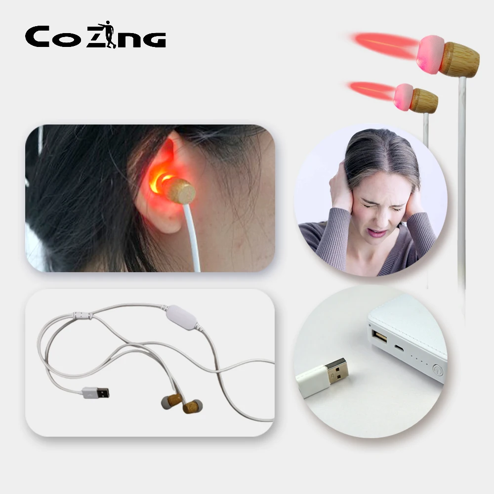 

Medical Devices Physical Therapy Equipments Otitis Media Tinnitus Deafness Treatment Device 650nm Cold Low Level Laser Therapy
