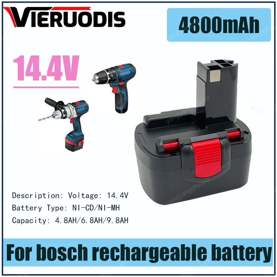 

Аккумулятор для электроинструмента Bosch 14,4 В 2607335273 Ач/Ач для Bosch D70745 BAT038 BAT040 BAT140 BAT041