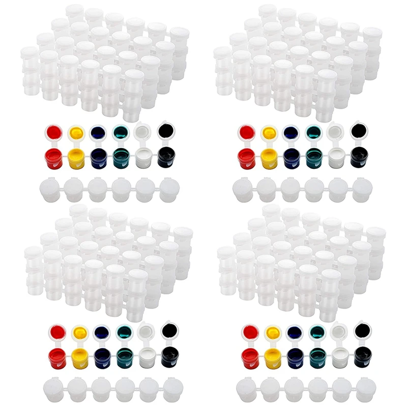120 Strips Empty Paint Strips Paint Cup Pots Storage Containers Painting Arts Crafts Supplies (5Ml/120Pc)
120 Strips Empty Paint Strips Paint Cup Pots Storage Containers Painting Arts Crafts Supplies (5Ml/120Pc)