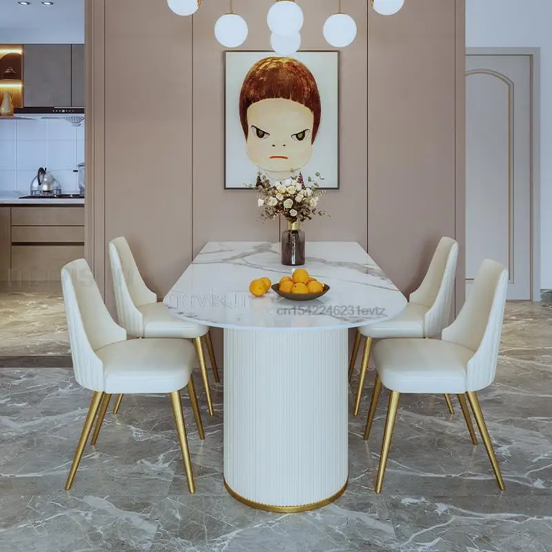 Postmodern Luxury Italian Modern Table For Small Apartment Glossy Dining Board Dinner Table White Simple Restaurant Furniture 
Postmodern Luxury Italian Modern Table For Small Apartment Glossy Dining Board Dinner Table White Simple Restaurant Furniture