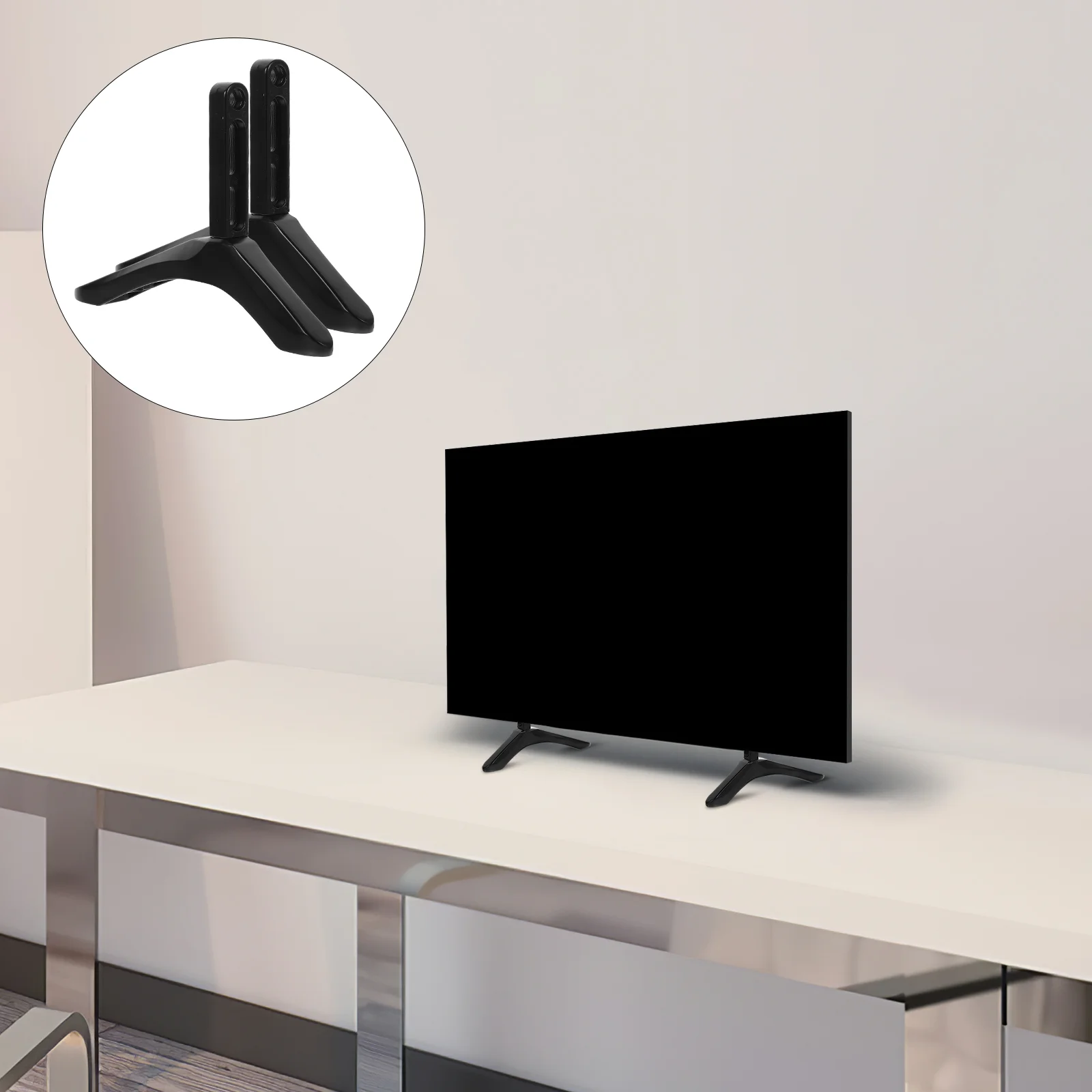 Universal TV Stand Base Mount For 32-65 Inch Samsung Vizio Sony LCD TV Not for TV Black Television Bracket Table Holder
Universal TV Stand Base Mount For 32-65 Inch Samsung Vizio Sony LCD TV Not for TV Black Television Bracket Table Holder
