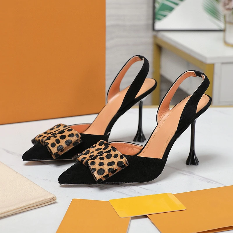 Elegant High Heel Sandals Summer New Butterfly-knot Design Pointed Toe Female Sandals Same Style As Celebrities Women's Pumps
Elegant High Heel Sandals Summer New Butterfly-knot Design Pointed Toe Female Sandals Same Style As Celebrities Women's Pumps