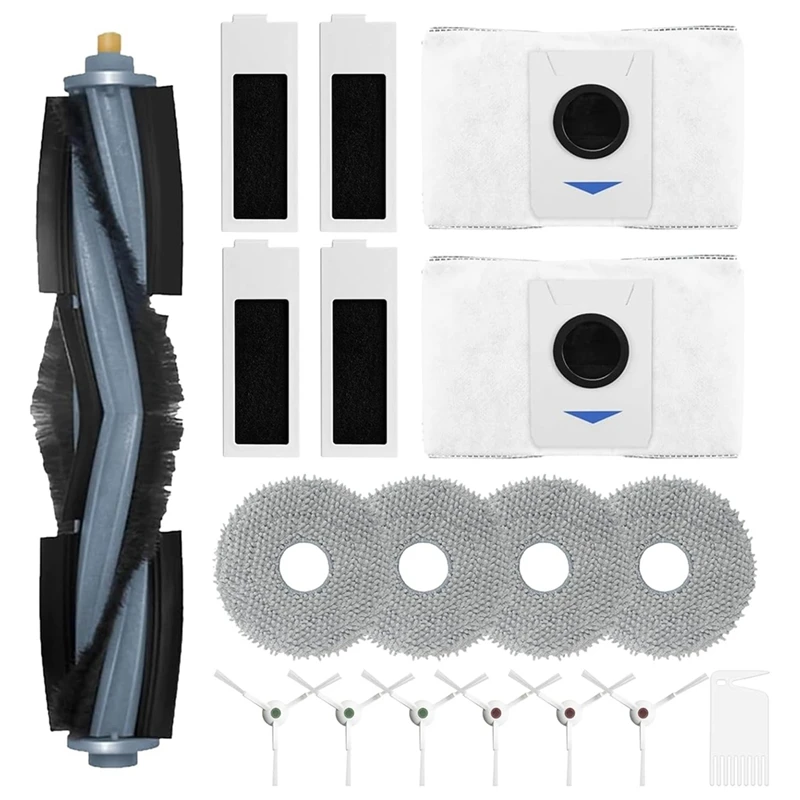 

For ECOVACS Deebot T20 Omni Vacuum Cleaner Main Side Brushes Mop Cloth Dust Bags Hepa Filters Replacement Parts