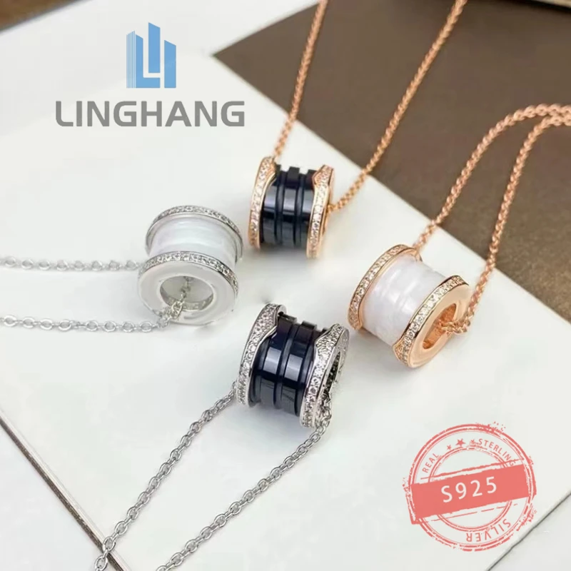 1:1Customized European and American Best-selling Ceramic Diamond Necklace 925 Silver Luxury Classic Jewelry Valentine's Day Gift
1:1Customized European and American Best-selling Ceramic Diamond Necklace 925 Silver Luxury Classic Jewelry Valentine's Day Gift
