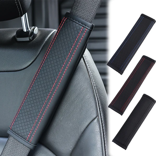 Auto PU Leather Safety Belt Shoulder Cover Breathable Protection Seat Belt Pads Cushion Neck Mats Car Interior Accessories 
Auto PU Leather Safety Belt Shoulder Cover Breathable Protection Seat Belt Pads Cushion Neck Mats Car Interior Accessories