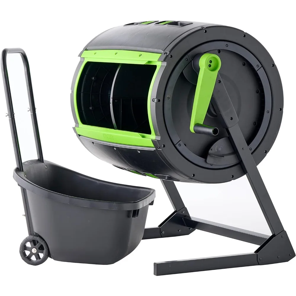 Maze 65 Gallon Dual Chamber Compost Tumbler with Large Double Door and Open Base and Comes with Maze Compost Cart
Maze 65 Gallon Dual Chamber Compost Tumbler with Large Double Door and Open Base and Comes with Maze Compost Cart