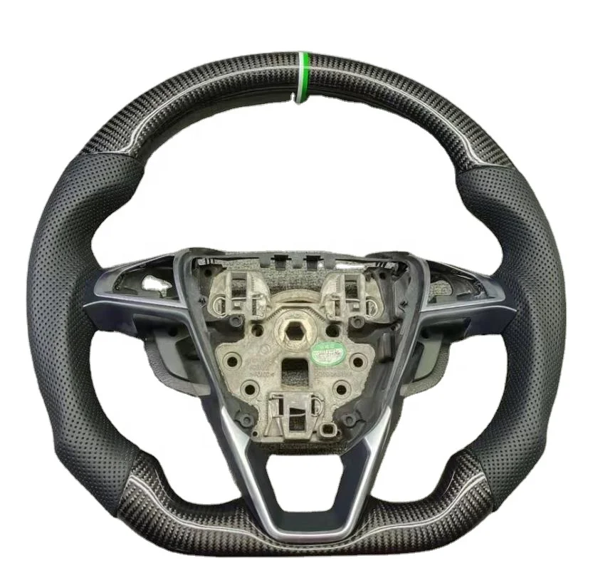 

For Fusion ST Carbon Fibre Auto Parts Custom Premium 100% Real Carbon Fiber Steering Wheel