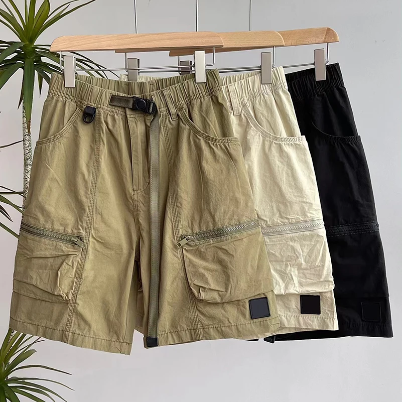 Summer Men's Shorts Embroidered Side Zipper Large Pocket Loose Trousers Cropped Pants Overalls Casual Knee Length MA795
Summer Men's Shorts Embroidered Side Zipper Large Pocket Loose Trousers Cropped Pants Overalls Casual Knee Length MA795