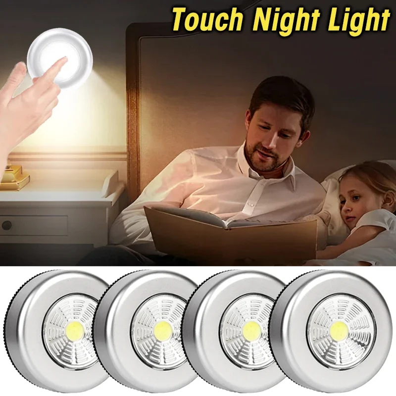 LED Wireless Touch Light Battery Powered Under Cabinet Stick On Push Lamp Bedroom Kitchen Wardrobe Closet Wall Night Lights
LED Wireless Touch Light Battery Powered Under Cabinet Stick On Push Lamp Bedroom Kitchen Wardrobe Closet Wall Night Lights