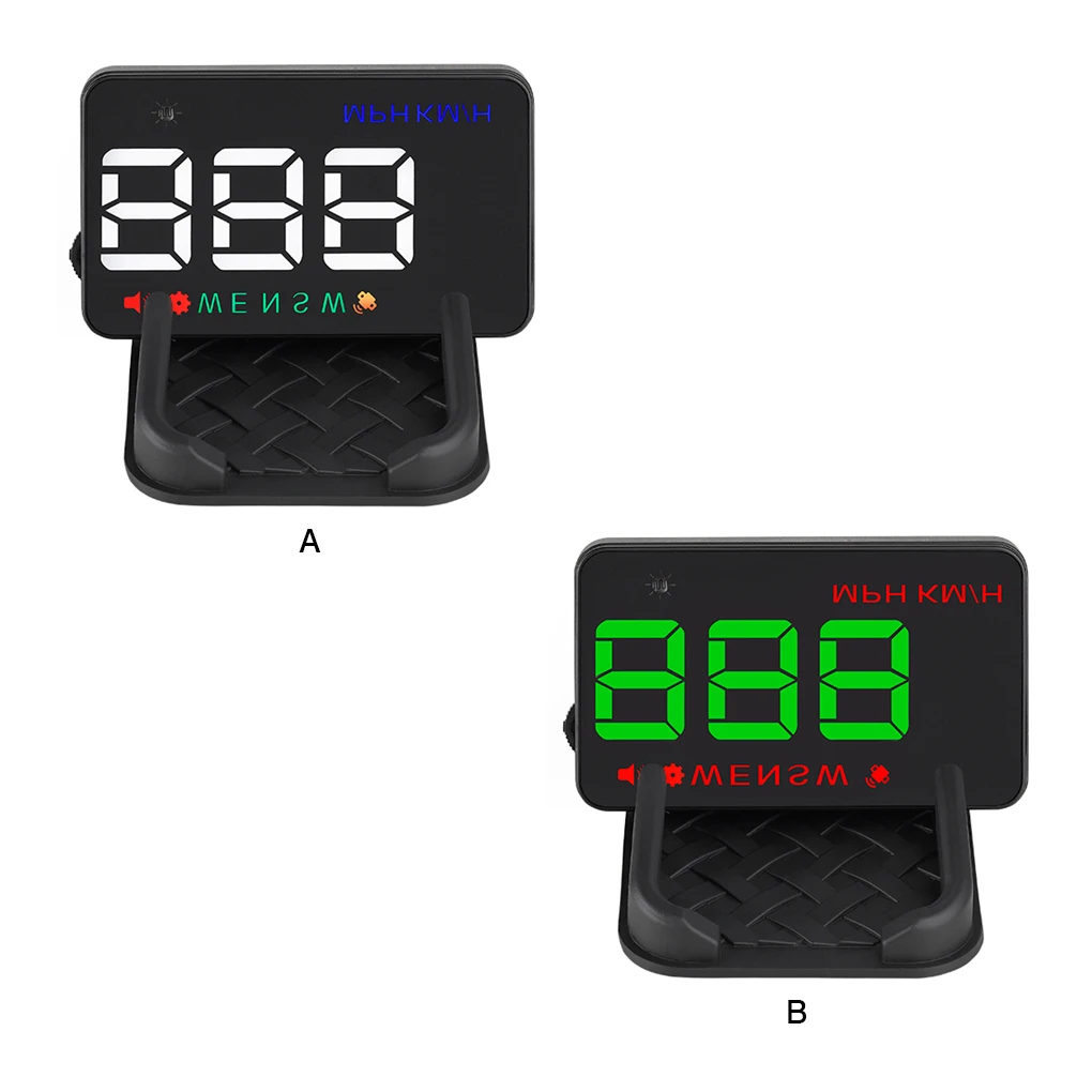

Car HUD 3.5 Inch Head-Up Display Car Dashboard Reflective Speedometer with Auto Power Off, Green Light