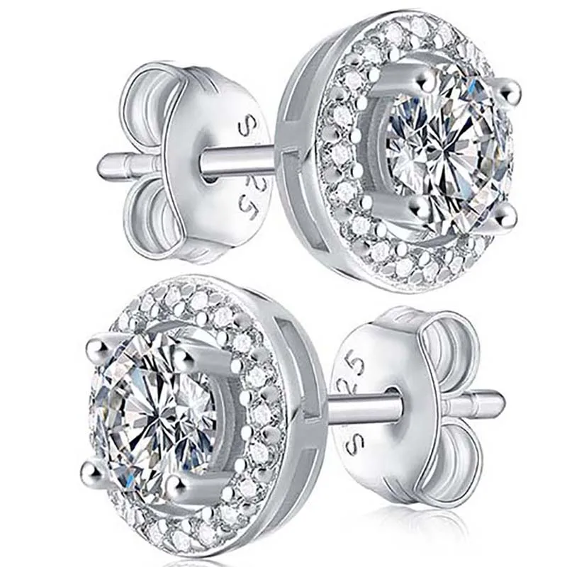 0.5 Carat D Color Real Moissanite Earrings Solid 100% 925 Sterling Silver Flower Pattern Lab Diamond Ear Studs for Women Men
0.5 Carat D Color Real Moissanite Earrings Solid 100% 925 Sterling Silver Flower Pattern Lab Diamond Ear Studs for Women Men