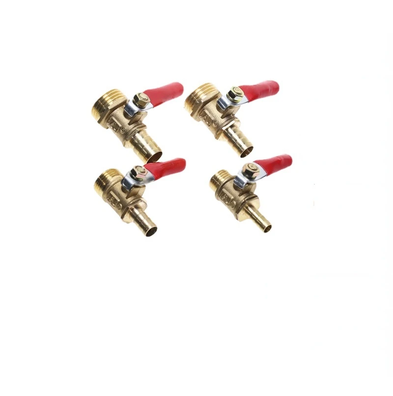 Ball Valve 8mm-12mm Hose Barb 1/4" 3/8" Male Thread Connector Joint Copper Pipe Fitting Coupler Adapter
Ball Valve 8mm-12mm Hose Barb 1/4" 3/8" Male Thread Connector Joint Copper Pipe Fitting Coupler Adapter