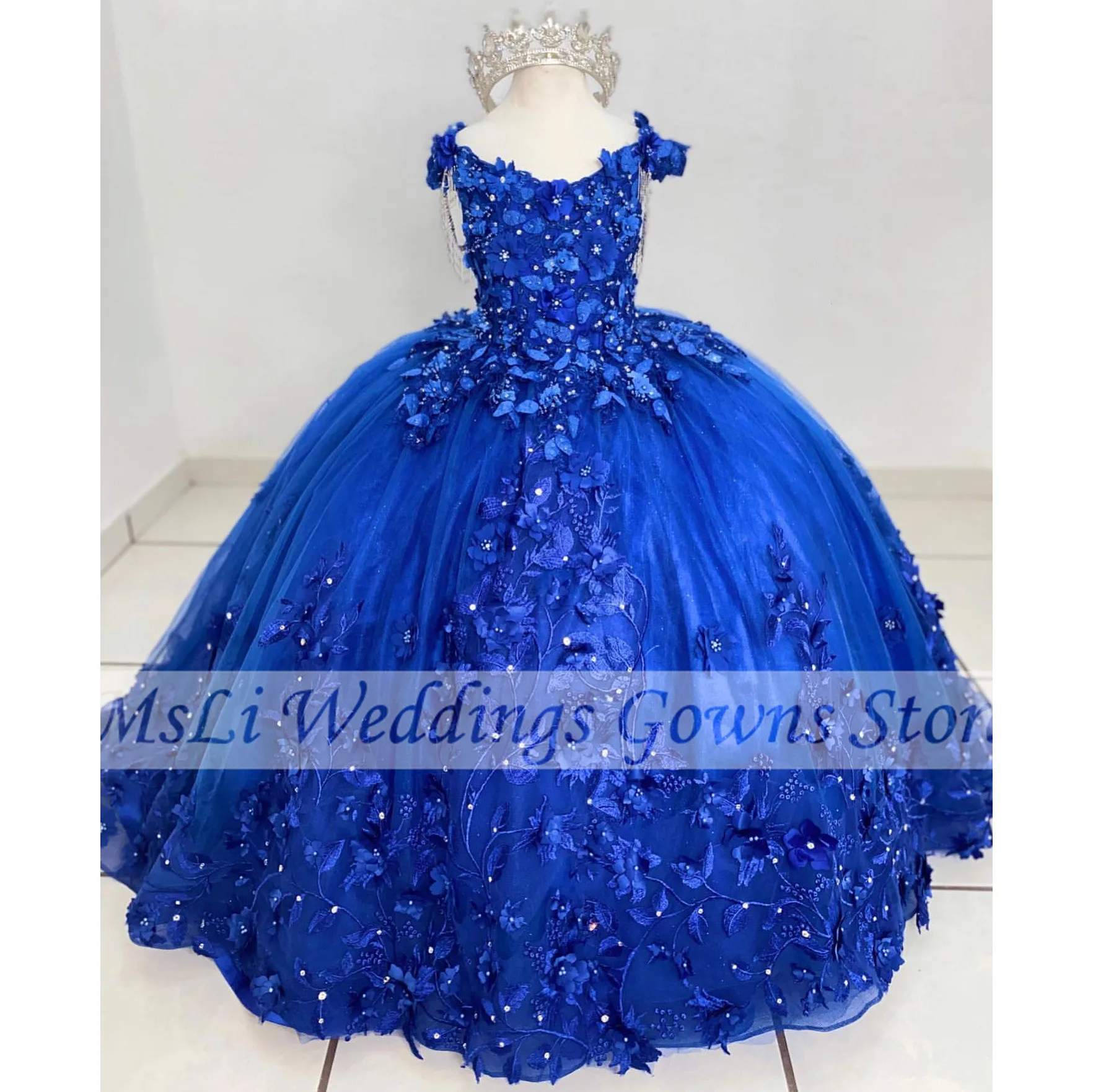 Royal Blue Flower Girls Dress Appliques Beads Tassels Corset Wedding Party Luxury Dress Birthday Princess Ball Gowns
Royal Blue Flower Girls Dress Appliques Beads Tassels Corset Wedding Party Luxury Dress Birthday Princess Ball Gowns