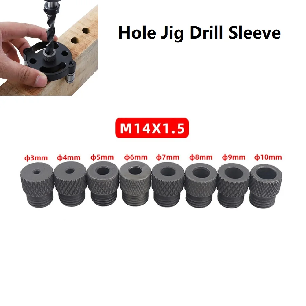 1PC 3-10mm Drill Sleeve Bushing M14 Dowelling Jig Wood Drilling Guide Locator Woodworking Tool Puncher Hole Drilling Locator
1PC 3-10mm Drill Sleeve Bushing M14 Dowelling Jig Wood Drilling Guide Locator Woodworking Tool Puncher Hole Drilling Locator