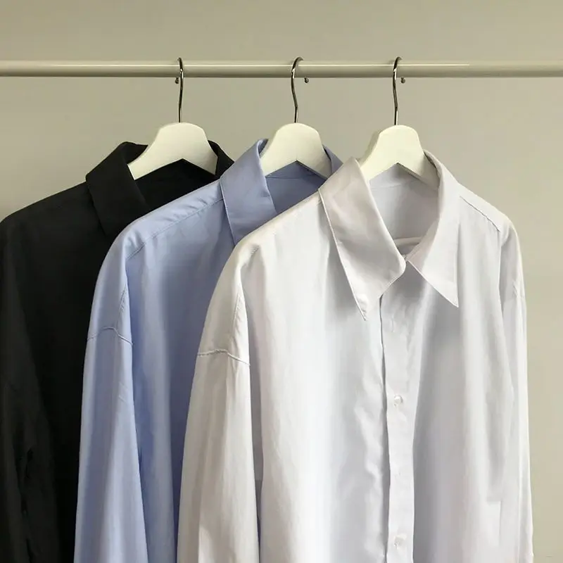 2023 Spring and Autumn Men's Shirts Long Sleeve Stand Collar Smart Casual Shirt Quality Solid Colar Slim Fit Blouse TopsT69
2023 Spring and Autumn Men's Shirts Long Sleeve Stand Collar Smart Casual Shirt Quality Solid Colar Slim Fit Blouse TopsT69