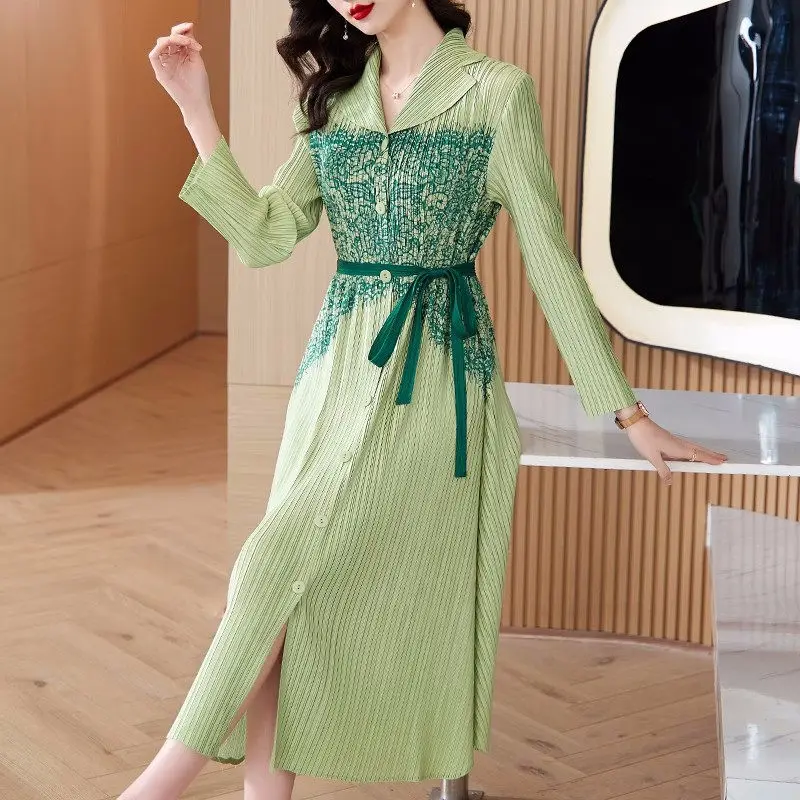 Large Size Elegant Shirt Dress For Women Spring 2023 New Style Fashionable Temperament Printed Dress Lace Up Ladies Robe Z683
Large Size Elegant Shirt Dress For Women Spring 2023 New Style Fashionable Temperament Printed Dress Lace Up Ladies Robe Z683