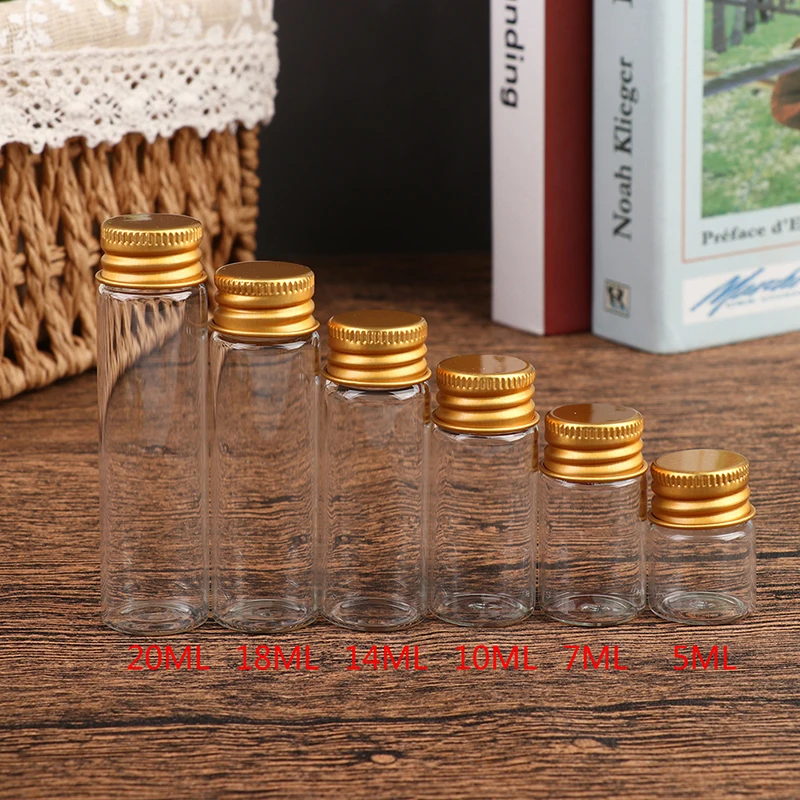 10PCS 5 Ml / 7 Ml / 10 Ml / 14 Ml / 18 Ml / 20 Ml Mini Aluminum Cover Glass Bottle Seal The Ink Bottle Packing Wood Cover Vials
10PCS 5 Ml / 7 Ml / 10 Ml / 14 Ml / 18 Ml / 20 Ml Mini Aluminum Cover Glass Bottle Seal The Ink Bottle Packing Wood Cover Vials