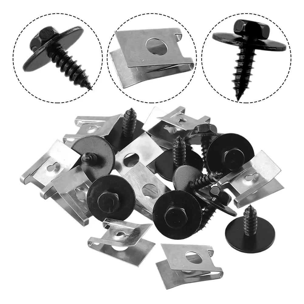 40x/20 Sets For BMW Hex Head Tapping Socket Bolt Screw Clips Undertray Splash Guard Chassis Sheet Metal Fittings
40x/20 Sets For BMW Hex Head Tapping Socket Bolt Screw Clips Undertray Splash Guard Chassis Sheet Metal Fittings