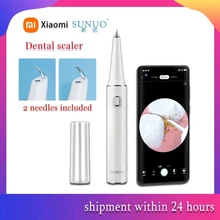 Xiaomi Sunuo Smart Visual Ultrasonic Dental Scaler T12pro Calculus Removal HD Endoscope Efficiently Cleans Teeth Works With App
Xiaomi Sunuo Smart Visual Ultrasonic Dental Scaler T12pro Calculus Removal HD Endoscope Efficiently Cleans Teeth Works With App
