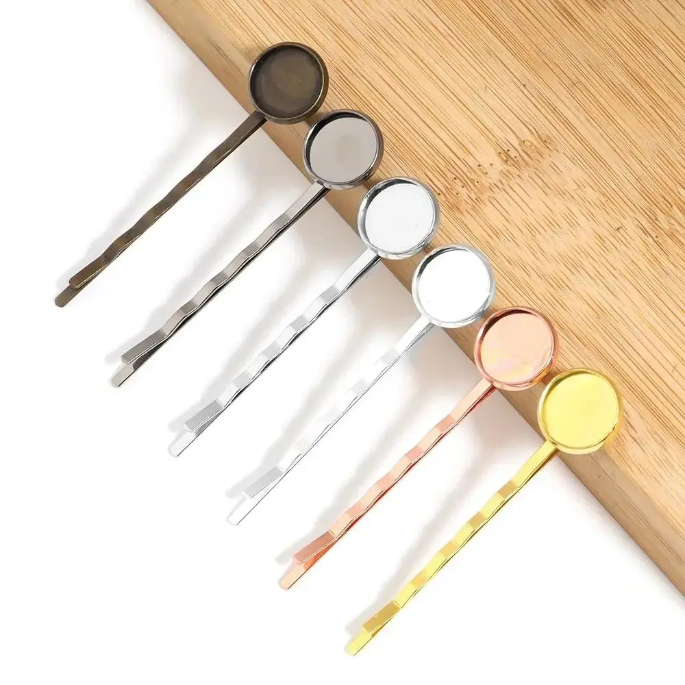 10pcs Copper Material Plated Gold Hairpin Hair Clips Blank Bezel Base Setting Glass Cabochon Cameo DIY Jewelry Making Accessorie
10pcs Copper Material Plated Gold Hairpin Hair Clips Blank Bezel Base Setting Glass Cabochon Cameo DIY Jewelry Making Accessorie