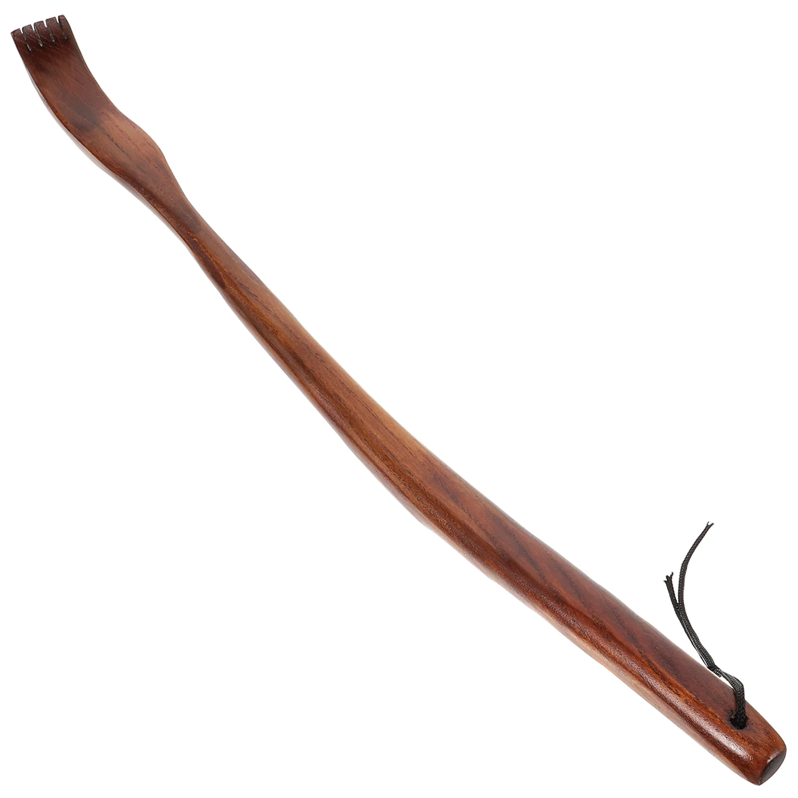 

Old Painted Curved Handle Wood Back Scratcher Long for Elderly Portable Relax Massager Tickle Tool Wooden Household