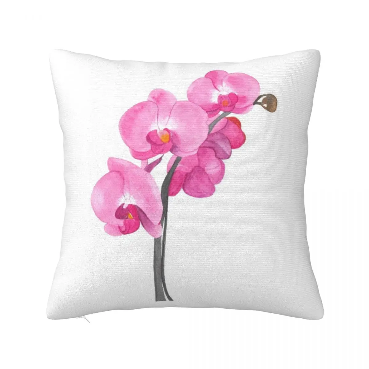 

Watercolor orchid Throw Pillow Plaid Sofa covers for pillows christmas pillowcases Luxury Cushion Cover