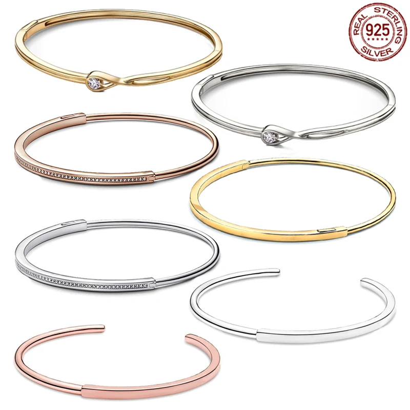 Classic Women's Bracelet 925 Sterling Silver Light luxury I-D Bracelet Water Drop Bracelet fit Design Original Charm DIY Gift
Classic Women's Bracelet 925 Sterling Silver Light luxury I-D Bracelet Water Drop Bracelet fit Design Original Charm DIY Gift