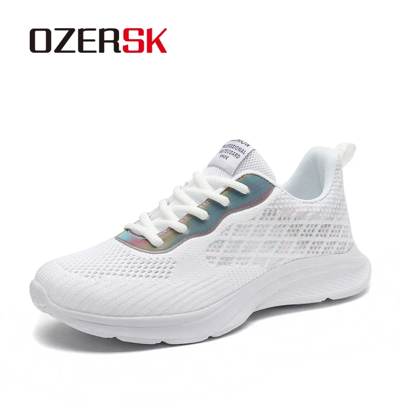 

OZERSK Spring Summer Autumn Mesh Sneakers Women Big Size Running Sports Shoes Female Fashion Casual Zapatos De Mujer Shoes